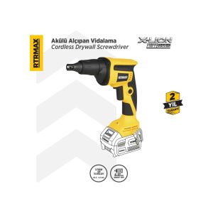 Rtrmax RTX2026B Şarjlı Alçıpan Vidalama Kömürsüz 6 mm - Akü Hariç
