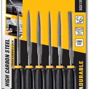 SGS Mini Eğe Seti 6 Parça 3x140 mm SGS1356