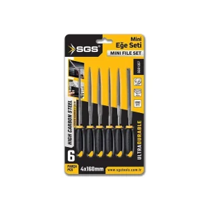 MARKA 6 PARÇA MİNİ EĞE SETİ 4*160 MM SGS1357