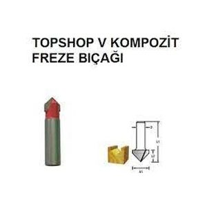 Topshop 14477 Kompozit Freze Bıçağı 9-16''X12Mm