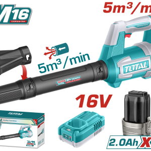 Total TABLI168082E Li-Ion Çift Akülü 16V Hava Üfleme Makinesi
