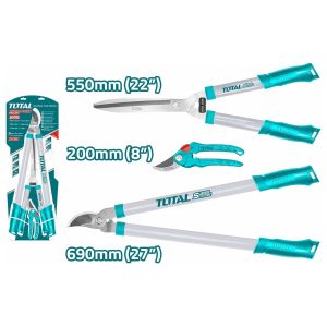 Total THT1578033 Çim Dal Budama Bahçe Seti 3'lü