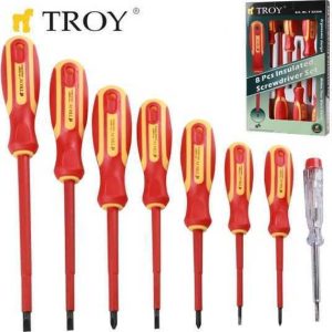 Troy 22306 İzoleli Tornavida Seti 8 Parça