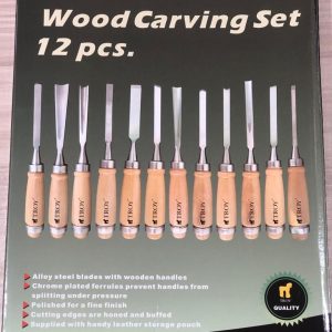 Troy Ahşap Iskarple Oymacı Seti 12 Adet 25004