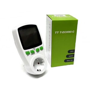 TT T-ECHNI-C PM-001 Dijital Wattmetre 16A 3680W Enerji Ölçer