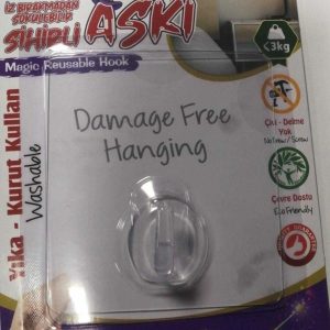 VODASEAL İZ BIRAKMADAN SÖKÜLEBİLİR YUVARLAK ASKI