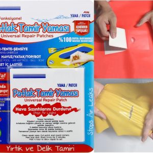 Vodaseal Patlak Tamir Yaması 75-75mm 2 Adet Siyah - Beyaz