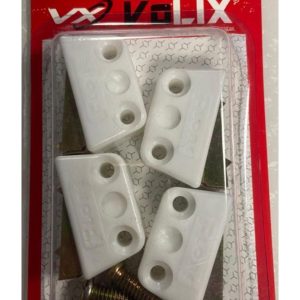 VOLİN PLASTİK TIRNAKLI BAĞLANTI BEYAZ 4 LÜ