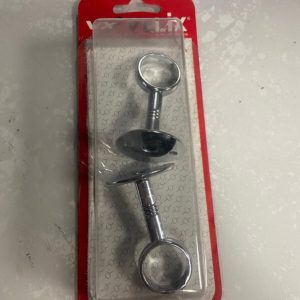 VOLİNİ DAİRE BORU TUTUCU AÇIK KROM 2 Lİ