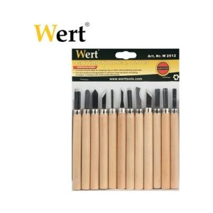 Wert 2512 Ahşap Oyma Seti 12 Prç.