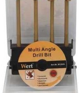 Wert 2523 Tas Menteşe Çok Açılı Freze Matkap Seti 4 Parça