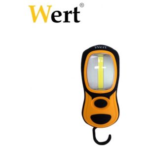 WERT 2611 Pilli Çalışma Lambası, 3W COB + 3 LED Çok Renkli