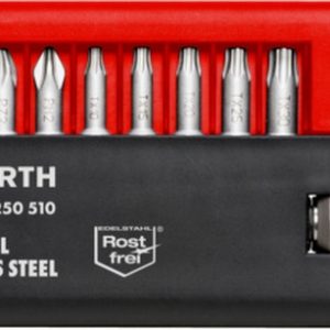 Würth Bits Uç Seti Paslanmaz Çelik 1/4 10 Parça