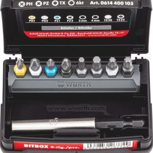 Würth Bits Uç Seti Ph/pz/tx/allen-9p