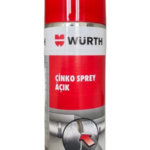 Würth Çinko Renk Sprey Boya Çinko Açık Renkli 400 Ml Germany