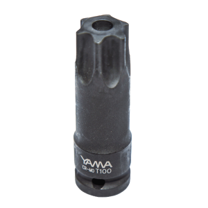 Yama YAHLTXD100 1/2" T100 CR-MO Altı Köşe Delikli Torx Lokma